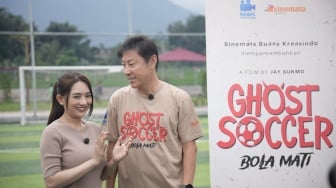 Sampai Dipeluk, Berlliana Lovel Bagikan Momen Akrab Bareng Shin Tae Yong di Lokasi Syuting