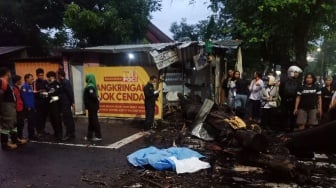 Cuaca Ekstrem Landa Kota Yogyakarta, Seorang Pedagang Angkringan Meninggal Dunia Tertimpa Pohon Tumbang