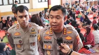 Polres Jakpus Buka Posko Pengungsian bagi Warga Terdampak Kebakaran di Kemayoran Gempol