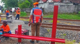 Rute Perjalanan Kereta Api Diubah, Perlintasan di Sedayu Ditutup