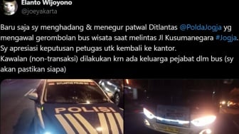 Aktivis Jogja Elanto Hentikan Pengawalan Bus Wisata Diduga karena Ada Anak Pejabat Polisi, Ini Klarifikasi Polda DIY