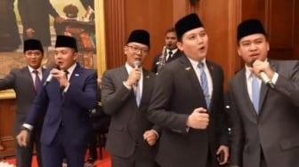 Prabowo, Menlu Sugiono dan Mayor Teddy Nyanyi Kuch Kuch Hota Hai di India, Media India Terpukau!