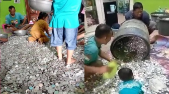 Kisah Viral Sadikin, Nabung Receh Delapan Tahun Dapat Rp70 Juta