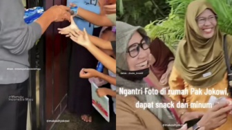 Warga Antre di Rumahnya, Jokowi sampai Siapkan Snack dan Minuman!