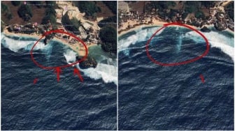 Penampakan Rip Current Pantai Selatan Yogya dari Satelit, Bisa Seret Korban hingga Tewas