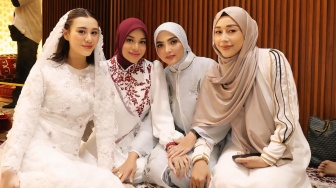 Gaya Hijab Aaliyah Massaid Vs Aurel Hermansyah Vs Ashanty saat Tasyakuran: Istri Thariq Dikritik