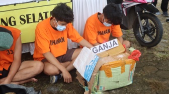 Polisi Gagalkan Penyelundupan 16 Kg Ganja di Pelabuhan Bakauheni