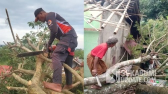 Angin Kencang Rusak Sejumlah Rumah di Sukabumi, Nagrak Paling Parah