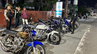 Nekat Berkeliaran di Solo, Motor Berknalpot Brong Kembali Dikukut Tim Sparta