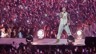 Maroon 5 Konser di JIS, Adam Levine: Senang Sekali Bisa Kembali ke Jakarta