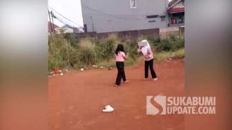 Duel Siswi SD di Sukabumi Viral, Baku Hantam Gara-gara Saling Ejek