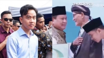 Celingak-celinguk di Puncak Harlah NU, Momen Gibran Dicuekin Prabowo Tuai Sorotan: Gak Dianggap