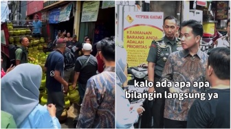 Gibran Kunjungi Pangkalan Gas, Netizen Malah Curiga dengan 3 Kejanggalannya