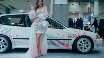 The Beauty of Java Sakura: Perpaduan Elegan Batik dan Sakura di Osaka Auto Messe 2025