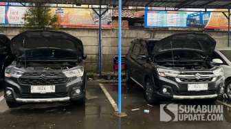 Hasil Pengecekan Polisi Terhadap Dua Mobil dengan Pelat Nomor Kembar di Sukabumi