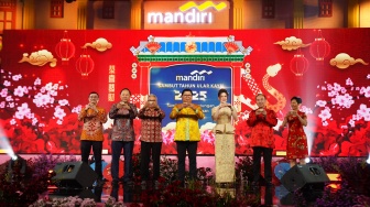 Meriahkan Penutupan Imlek 2025 Bersama Nasabah di Jakarta, Bank Mandiri Perkuat Layanan dan Inovasi Digital