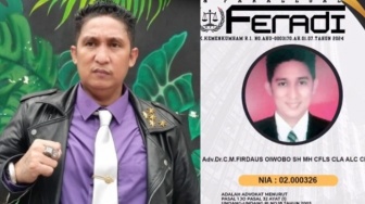 Sosok Donny Andretti, Sosok Mentereng Rela Terima Firdaus Oiwobo Usai Dipecat Kongres Advokat Indonesia