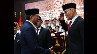 Potret Deddy Corbuzier saat Resmi Dilantik Menjadi Stafsus Menhan