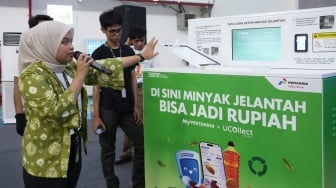 UCOllect Box Hadir di Palembang, Tukarkan Minyak Jelantah Jadi Saldo MyPertamina