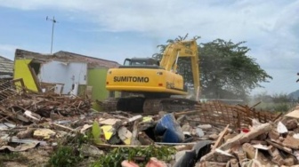 43 Rumah Digusur, Pemprov Lampung Klaim Tak Ada Dasar Hukum, Warga Bingung Mau Tinggal di Mana