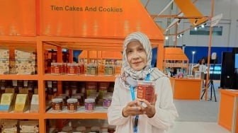 Tak Repot Siapkan Uang Kembalian: QRIS BRImo Jadi Andalan Tien Cakes di BRI UMKM EXPO(RT) 2025