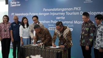 ITDC dan Jasaraharja Putera Resmikan Kontrak Asuransi Aset Pertamina Mandalika International Circuit