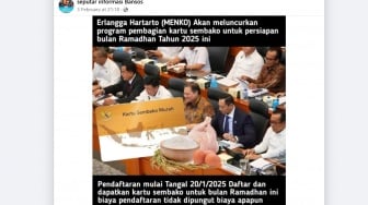 Cek Fakta: Pemerintah Luncurkan Bansos Kartu Sembako Untuk Ramadhan