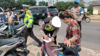 2.153 Pelanggaran Lalu Lintas di Lampung, Knalpot Brong Jadi Sasaran