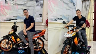 Motor Pertama Raffi Ahmad Terlihat Jadul, tapi Harganya Selangit di Mata Kolektor