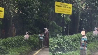 Viral! Satu Keluarga Nekat Turun dari Mobil di Taman Safari, Samperi Hewan hingga Masuk ke Semak