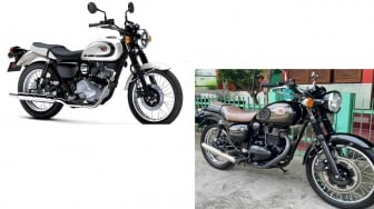 Kawasaki Hadirkan Motor Retro W230, Versi Downgrade dari Estrella?