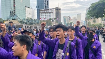 Mahasiswa Aksi 'Indonesia Gelap': Kita Tunggu Janji Pemerintah dalam 2x24 Jam!