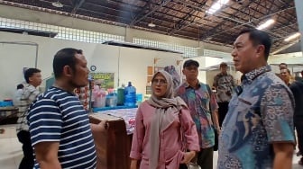 Sidak dan Temukan Kondisi Atap Pasar Kliwon sudah Tak Layak, Komisi II DPRD Solo Geleng-geleng