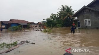 Hujan Deras! 2 Desa di Jati Agung Lampung Selatan Terendam Banjir