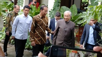 Temui Jokowi, Mahathir Mohammad Dorong Tingkatkan Kerjasama Indonesia-Malaysia