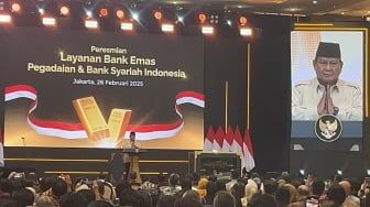 BSI Jadi Bank Emas Pertama di Indonesia, Prabowo: Kekayaan Kita Besar!