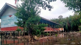 Butuh Perhatian Pemerintah! Sekolah di Atas Air Tulang Bawang Minim Fasilitas & Akses Jalan