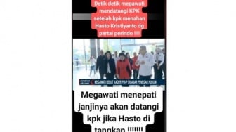 Cek Fakta: Video Megawati dan Hary Tanoesoedibjo Datangi KPK usai Hasto Kristiyanto Ditangkap