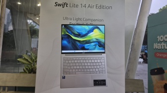 Acer Swift Lite 14 Air Edition, Super Ringan Berteknologi AI