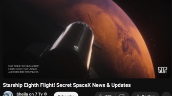 Channel YouTube Sheila on 7 Diretas, Konten Berganti Dokumentasi Roket SpaceX