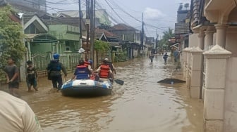 Banjir Parah di Vila Nusa Indah Bogor, Ketinggian Air Capai 5 Meter