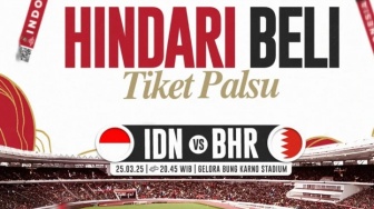 Harga Tiket Timnas Indonesia vs Bahrain Naik, PSSI: Normal Kok