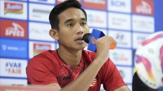 Cetak Gol Indah dari Tengah Lapangan, Rizky Ridho Minta Maaf