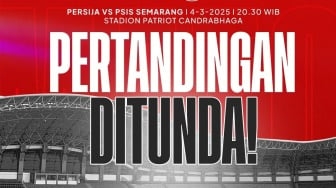 Breaking News! Duel Persija vs PSIS Ditunda Imbas Banjir Bekasi