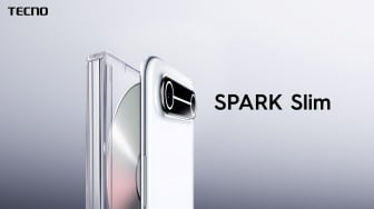 Tecno Spark Slim Dipamerkan di MWC 2025: HP Tertipis di Dunia, Baterai Jumbo 5.200mAh