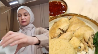 Intip Resep Nasi Ayam Hainan Rice Cooker ala Shireen Sungkar, Cocok untuk Ide Sahur Praktis