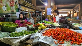 Minggu Pertama Ramadan di Jogja Harga Kebutuhan Pokok Meroket, Cabai Tembus Rp 120 ribu per kg