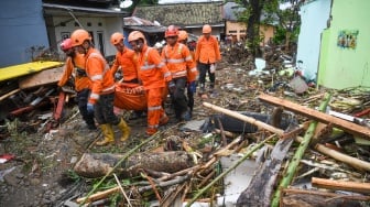 Bencana Mengerikan di Sukabumi, BNPB: 5 Orang Tewas, Ratusan Rumah Rata dengan Tanah