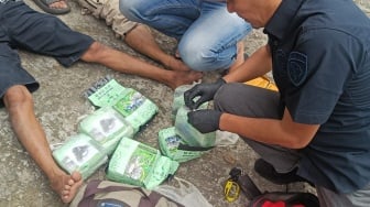 BNNP Sumbar Ringkus 4 Terduga Kurir 7 Kg Sabu di Payakumbuh, 1 Pelaku Perempuan