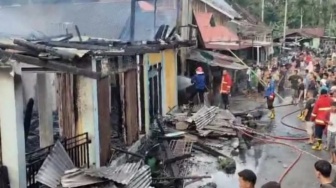 10 Rumah di Padang Pariaman Ludes Terbakar, Kerugian Capai Rp 2 Miliar